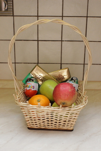 Корзинка подарочная квадратная в ассортименте