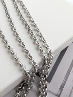 Цепь ролло нержавеющая сталь 4мм, 1м