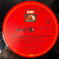 Винтажная виниловая пластинка LP Jane Parker-Smith, Joseph Haydn Гайдн, Orgelkonzerte Der Fruhklassik Ранние Классические Органные Концерты (Германия 1979) Quadraphonic