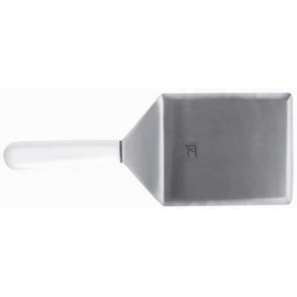 Лопатка 15*13 см острые края 32,5 см нерж. с пласт. ручкой черная Proff Chef Line