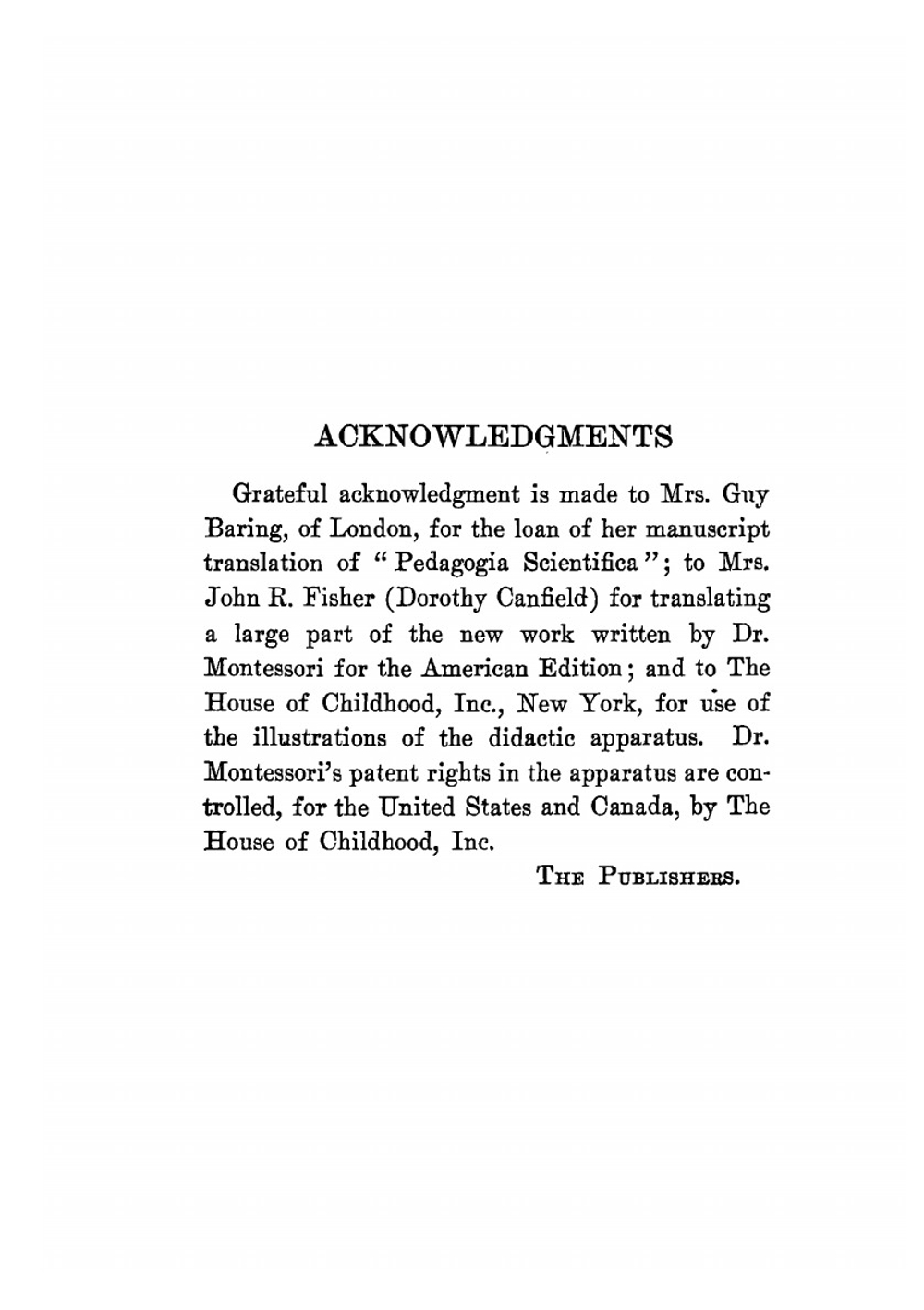 The Montessori Method. Scientific Pedagogy As Applied to Child Education in "The Children's Houses" | Maria Montessori