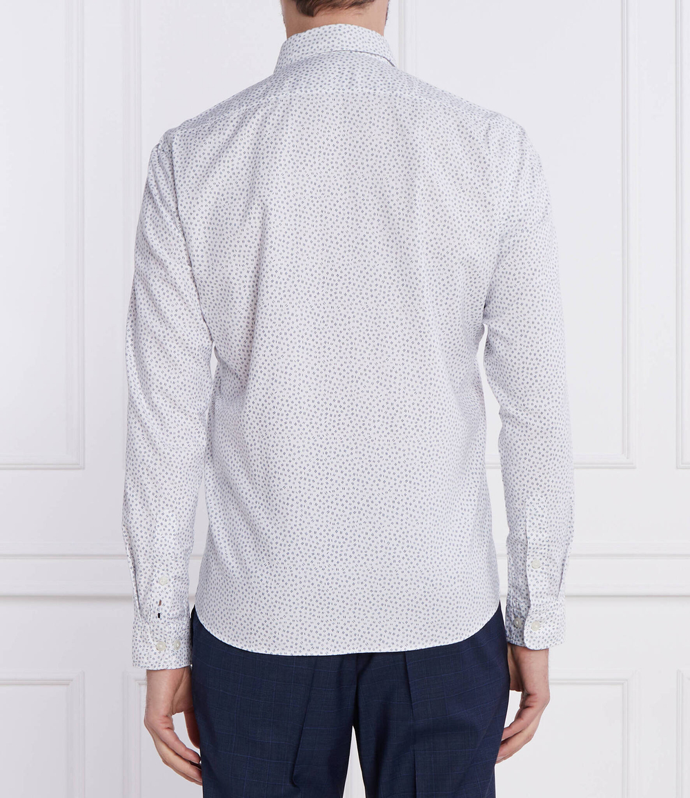 Рубашка S-LIAM-kent-C1-233 BOSS BLACK - белый(50510014)