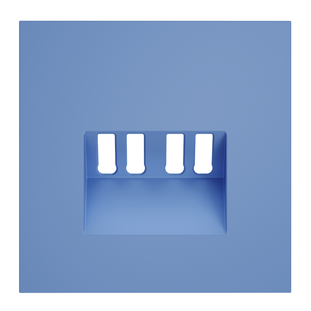 Накладка для розетки акустической 4-местной , S70 (деним)