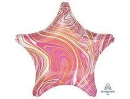 А Б/РИС ЗВЕЗДА 19" Мрамор Pink