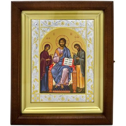 Деисус. Икона, писанная в монастыре.