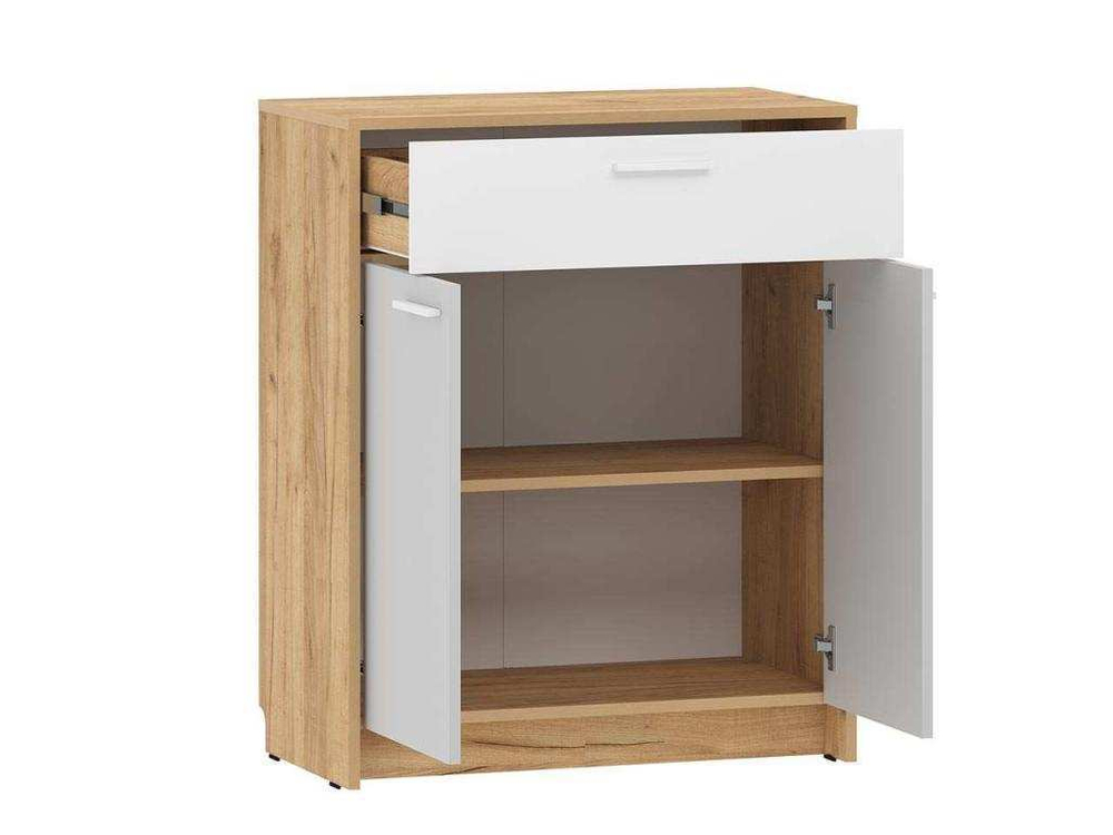 Прихожая Нортон 3 Дуб крафт золотой/белый/серый камень