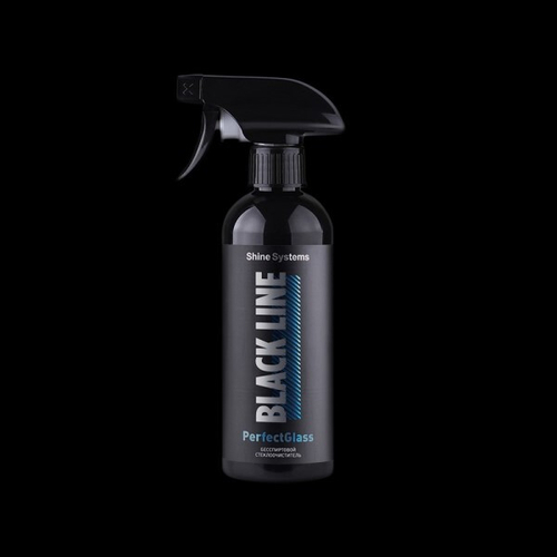 Очиститель стекол 400 мл бесспиртовой (триггер) BLACK LINE PerfectGlass (Shine Systems)
