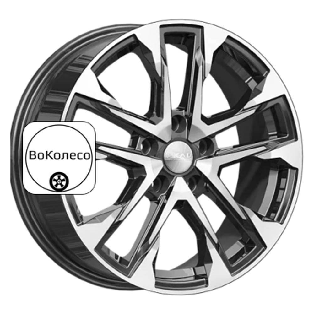 7x17/5x100 ET38 D57,1 Атакор (КЛ376) Алмаз СКАД