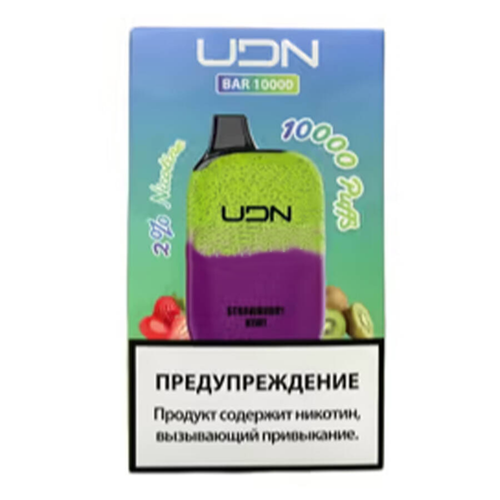 UDN Bar - Strawberry-Kiwi (Клубника-Киви) 10000 затяжек