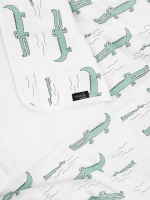 Муслиновое утеплённое одеяло Mjölk Крокодилы