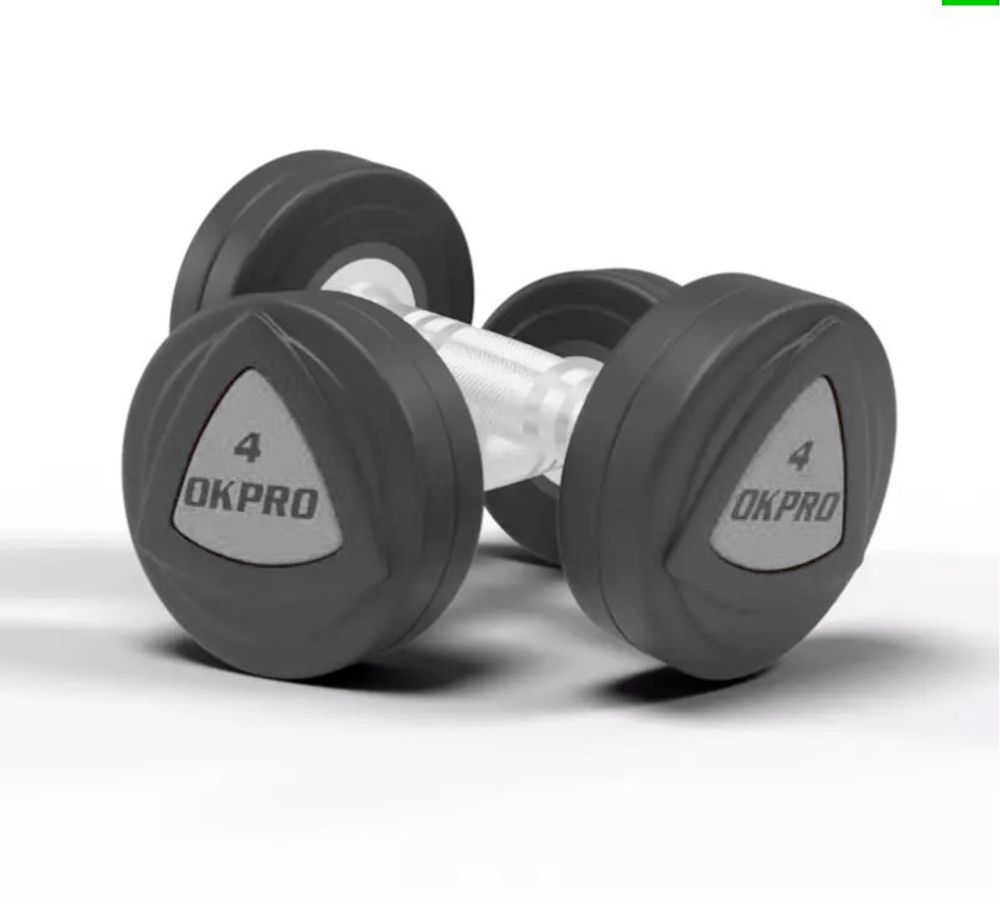 Набор полиуретановых гантелей от 12 до 30 кг (шаг 2 кг) OKPRO