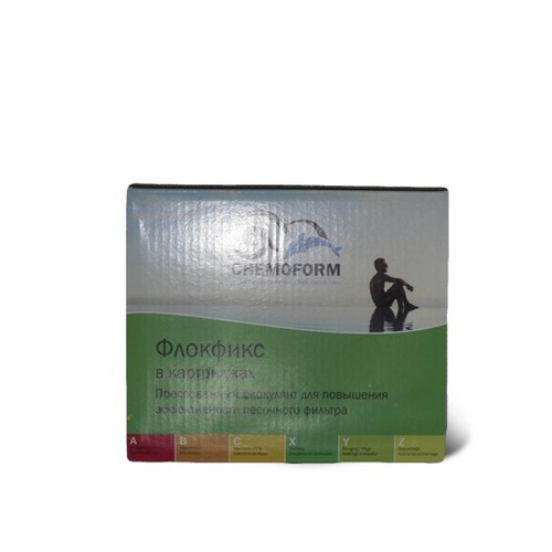 Флокфикс флокулянт в картриджах 8 х 125гр. 1кг Chemoform