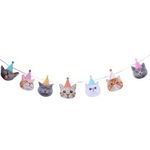 Гирлянда Бумажная "Котики" 250 см