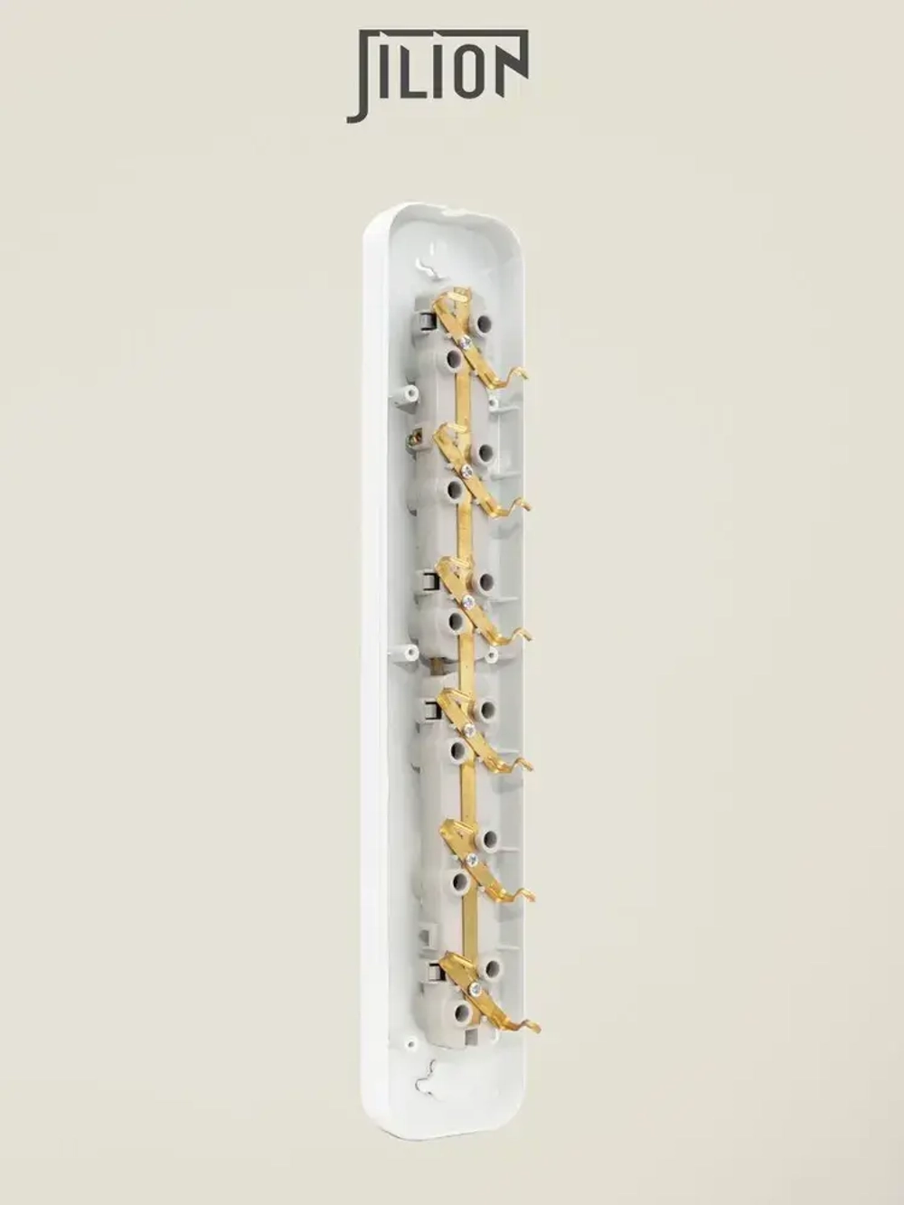 Розетка для удлинителя 6 гнезда с заземлением и выключателем Jilion