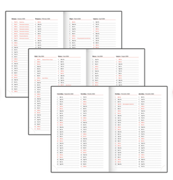 Ежедневник датированный 2026, А5, 138x213 мм, BRAUBERG "Senator", под кожу, коричневый, 117090