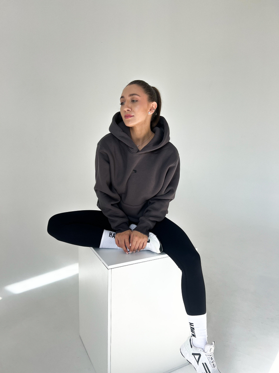 ХУДИ С КАПЮШОНОМ (серый)