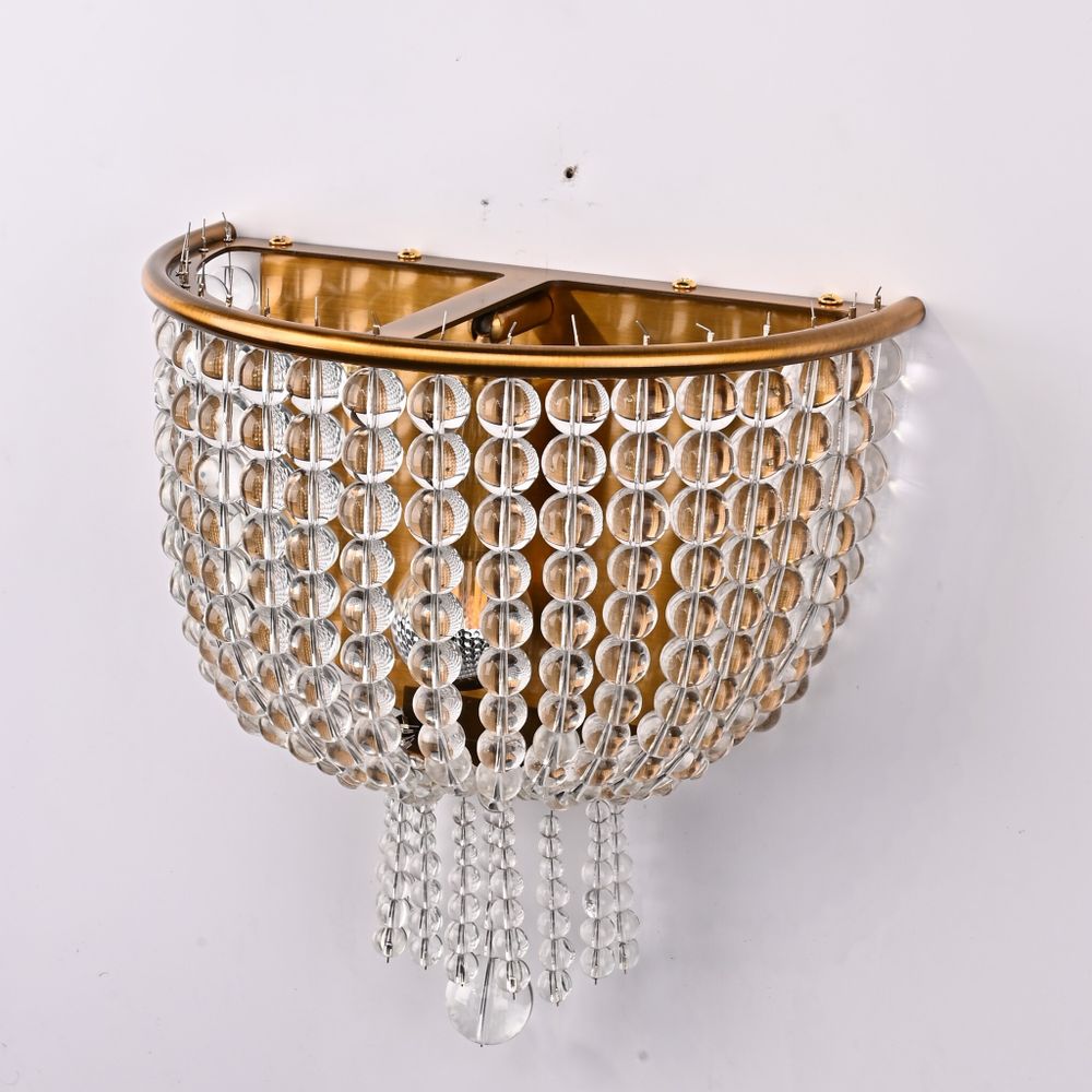 Бра Jacqueline Sconce Brass By Imperiumloft