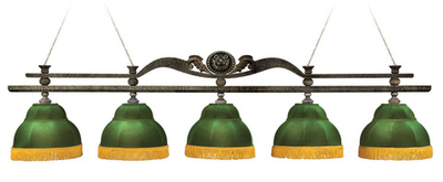 Лампа Лео II 5 - плафонов клен