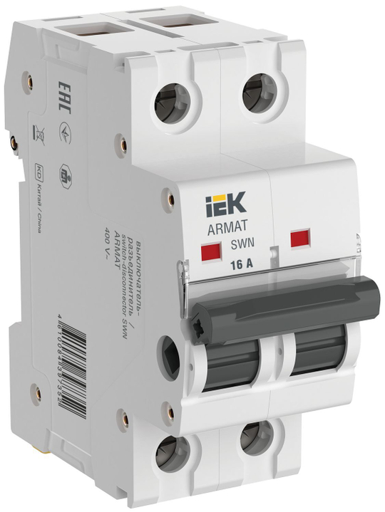 Выключатель-разъединитель SWN 2P 16А ARMAT IEK