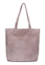 сумка шоппер пыльно-розовый замша