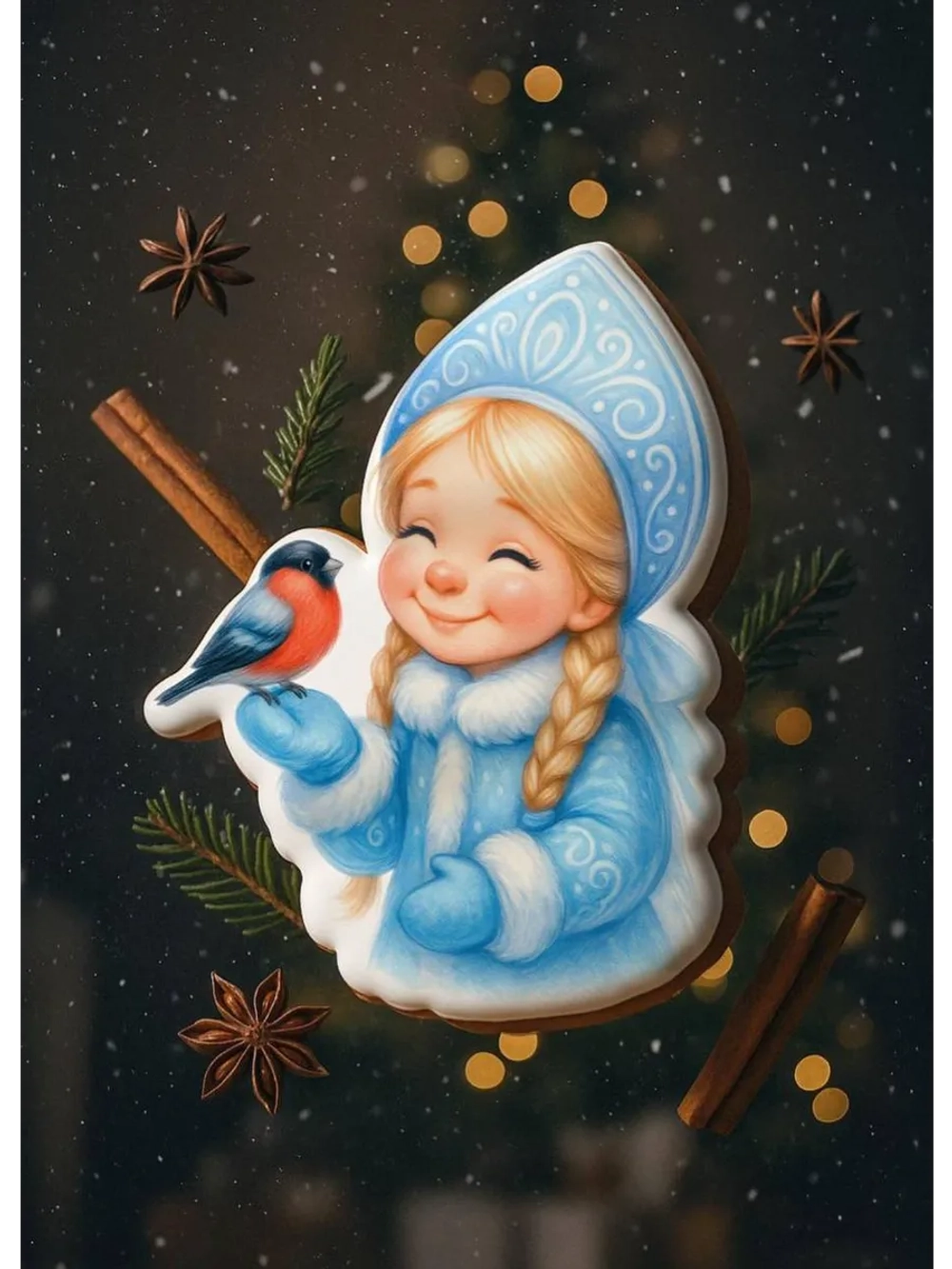 Имбирные пряники новогодние 2026 год Лошади