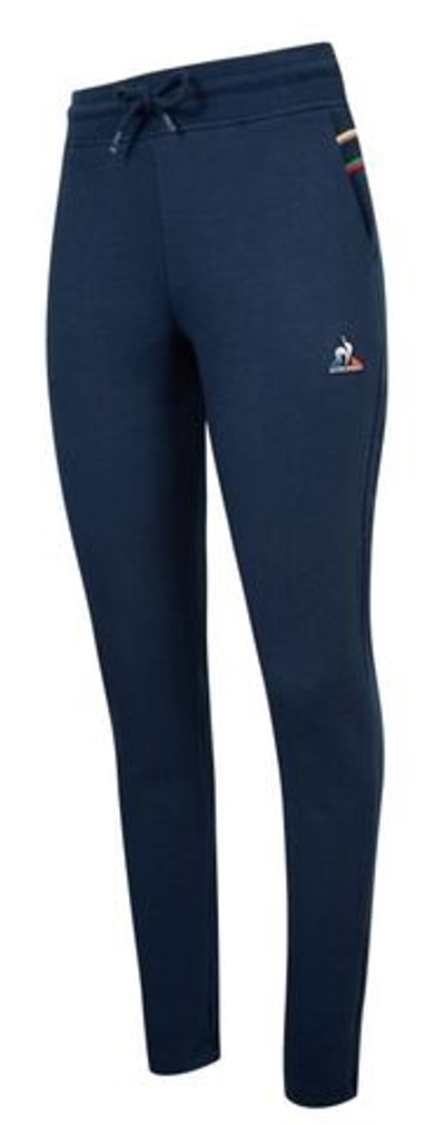 Женские теннисные брюки Le Coq Sportif Saison Pant Slim No.1 W - bleu nuit