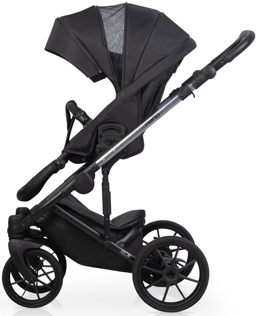 Детская коляска Riko Nano Thermo 2 в 1 13 Black (черный)