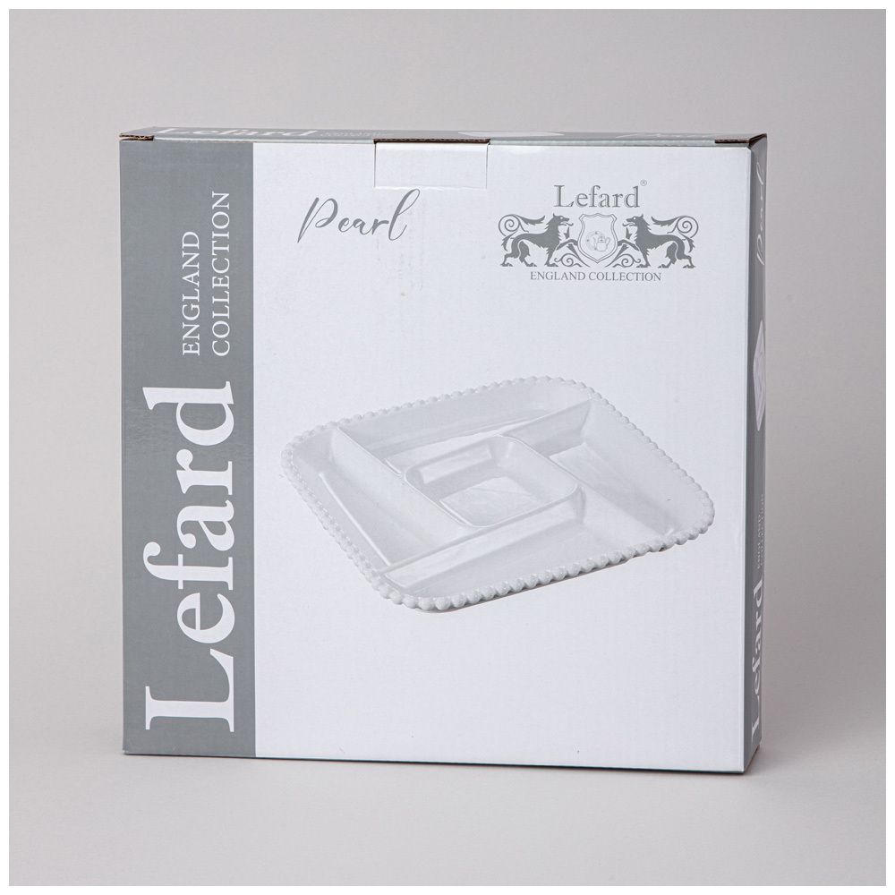 МЕНАЖНИЦА LEFARD "PEARL" 5 СЕКЦИЙ КВАДРАТНАЯ 26,5*3 СМ (КОР=12ШТ.)