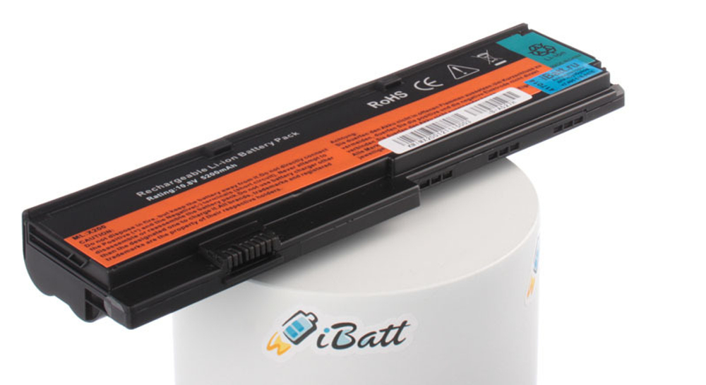 Аккумуляторная батарея iBatt iB-A527H 5200 мАч. Совместима с 43R9255, 42T4537, 43R9253, 43R9254, 42T4536, 42T4647, 42T4649, 42T4534, 42T4539, 92P1210, 42T4648, 42T4538, 42T4535, 42T4540, CLD7354B.085, 42T4542.