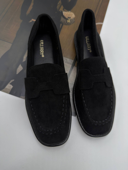 Туфли женские экокожа арт. 425-1 цвет "чёрный"