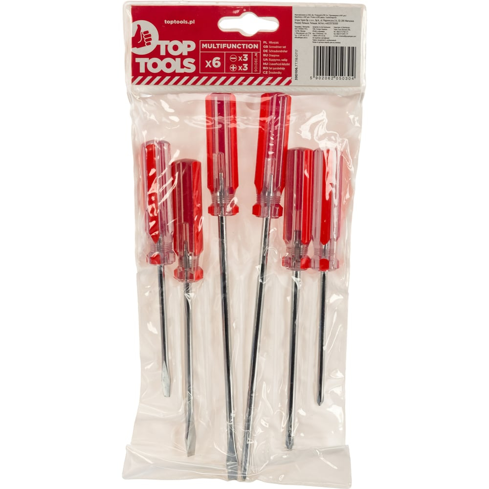 Набор отверток 6 штук Top Tools 39D106