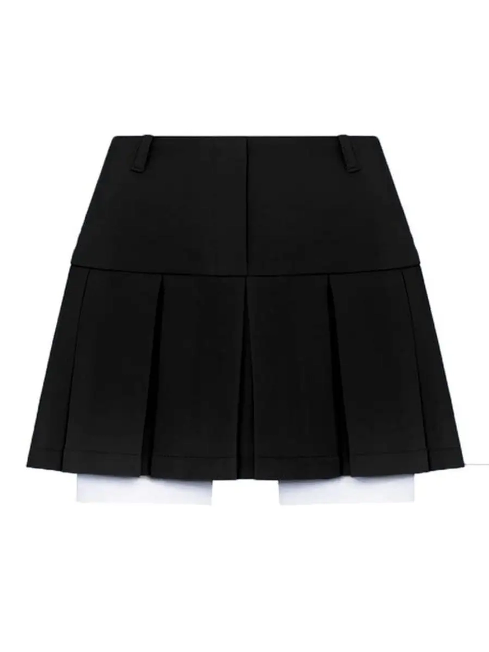 Юбка мини в складку