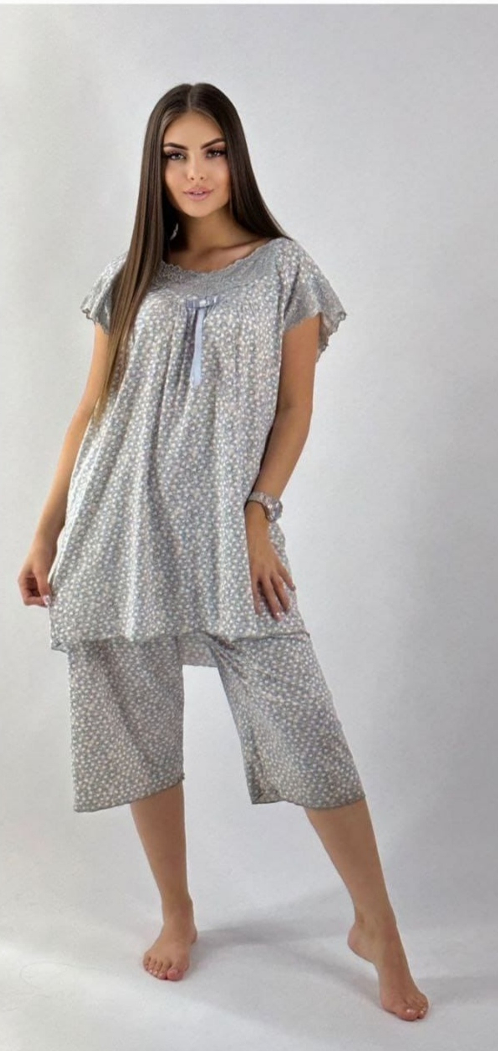 Пижама бриджи и футболка крыло 330