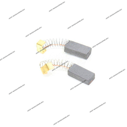 Электроугольная щетка 5х8х17 Пружина, клемма-скоба (для Sparky BRP 240\241,BUR 101\102, ИНТЕРСКОЛ П