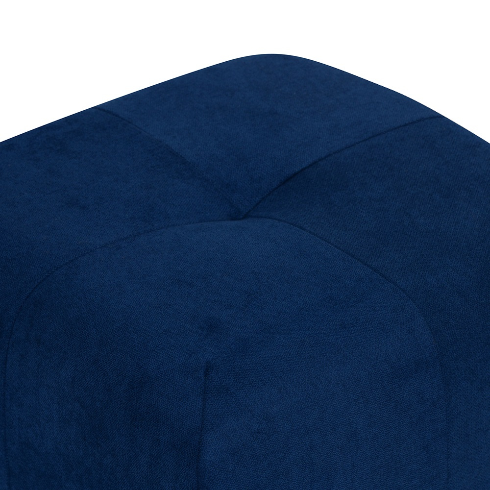 Пуф Николь Синий Велюр