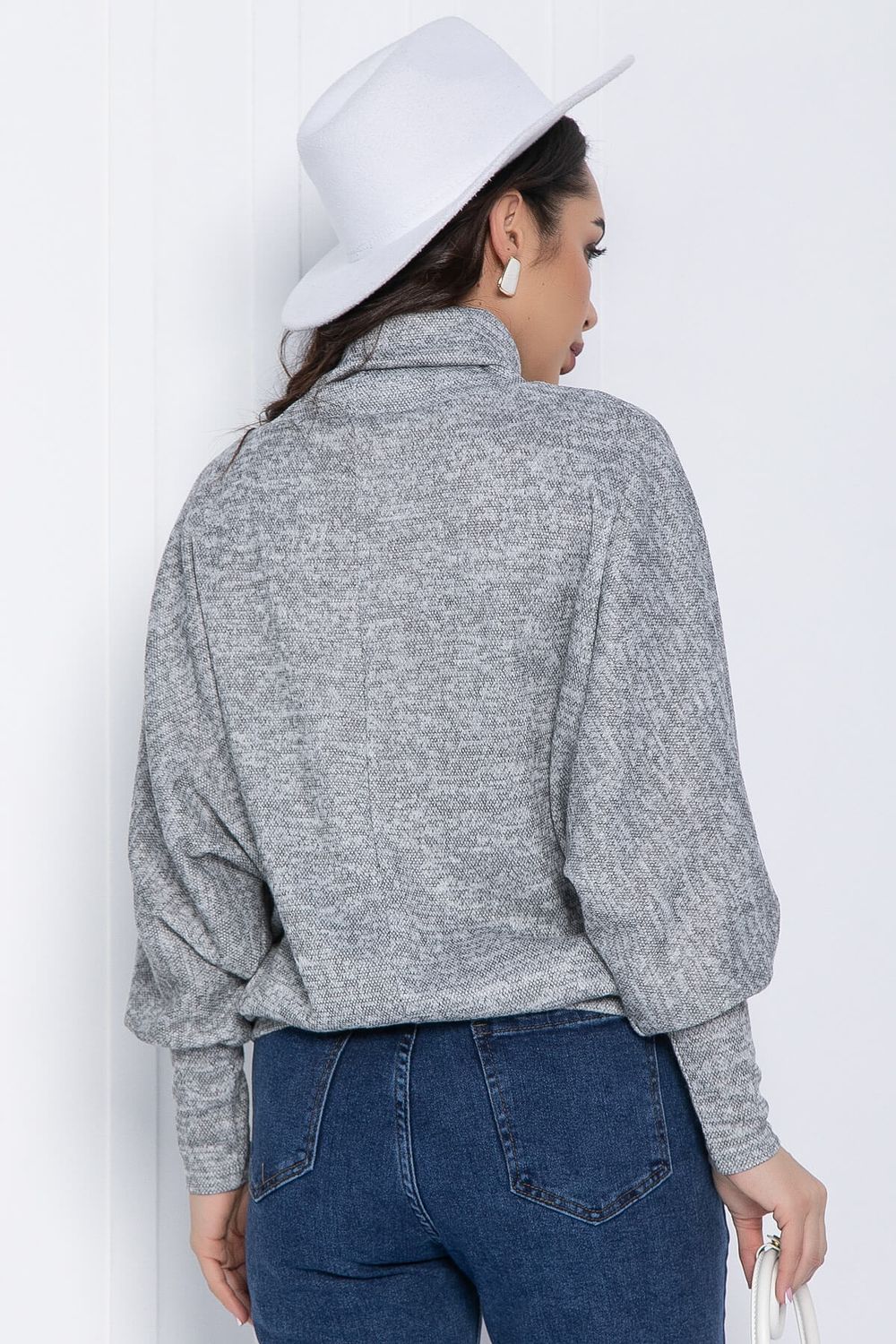 Джемпер Бернарда (серый меланж) Б12491-8 LT Collection