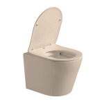 Унитаз подвесной Piatti VT1-11SMC, цвет капучино матовый, ультратонкое soft-close сиденье