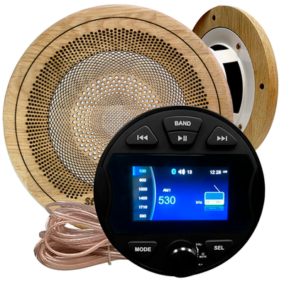 Комплект влагостойкой акустики для бани, сауны и хамама - AQUA Music DB004 Sauna 2