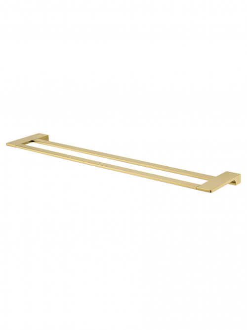 Полотенцедержатель двойной WONZON & WOGHAND ECLIPSE, Глянцевое золото (WW-9111-LG)