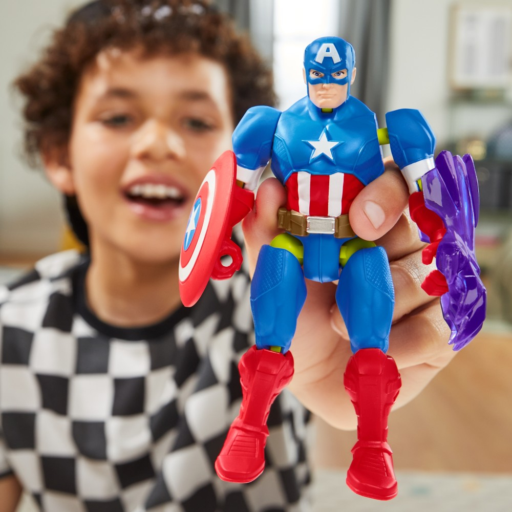 Hasbro Marvel MixMashers - Фигурка Капитан Америка 12 см Avengers F9267