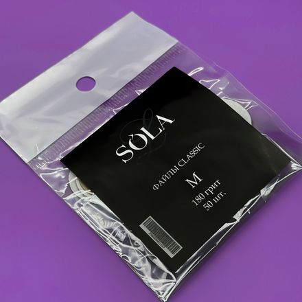 SoLa Classic - Сменные файлы к диску для педикюра M - 180гр, 50шт