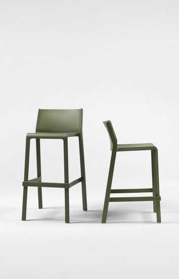 Стул пластиковый полубарный Trill Stool Mini