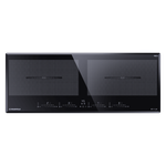 Индукционная варочная панель с двумя Flex Zone и Booster MAUNFELD CVI904SFLBK LUX Inverter