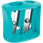 Точилка пластиковая Maped Vivo, 2 отверстия, 1шт.,  ассорти