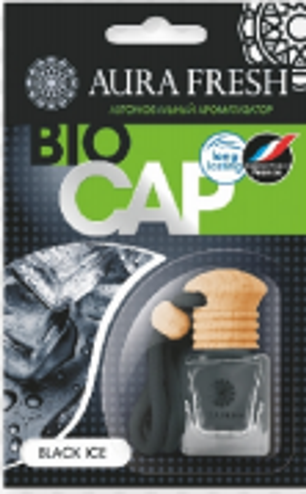 Аром-р AURA FRESH BIO CAP Black, кор.20-шт.