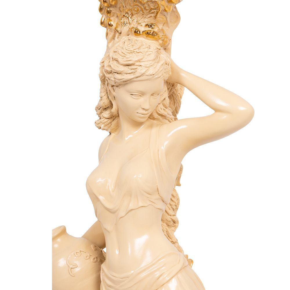 Подставка декоративная Девушка с кувшином №450/2 Айвори