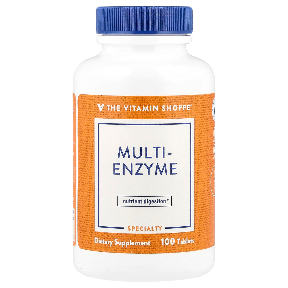 The Vitamin Shoppe, Мультиэнзим, 100 таблеток