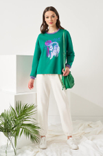 22817 Джемпер женский (зеленый)
