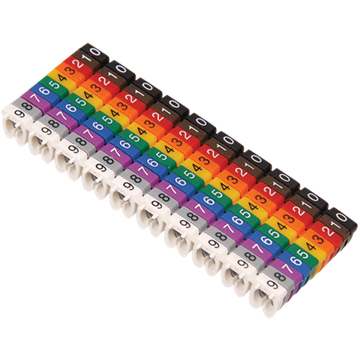 Маркер МКН-"0,1,2,3,4,5,6,7,8,9" 1,5мм2 (150шт/упак) IEK