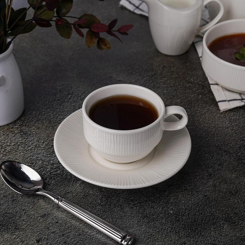 Кофейная пара 115 мл d 7 см h5 см Neo Silk Stackable Noble [6]